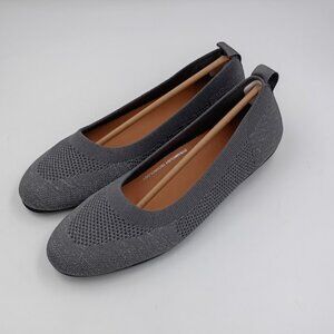 Fitflop Allegro Ballet Flat, Grey, Women's Size 6, 11